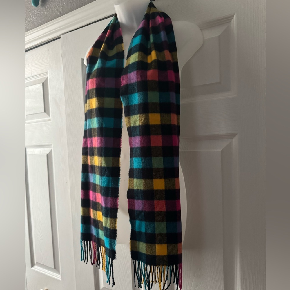 🌷Colorful Checked Pattern Scarf - Picture 5 of 5